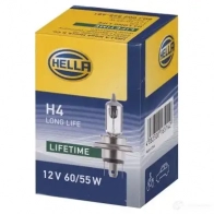 Лампа галогеновая H4 LONGLIFE 60/55 Вт 12 В HELLA H4 LL 42735 RL7BQM 8GJ002525481 - Изображение 2
