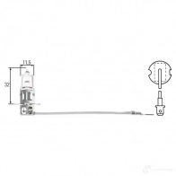 Лампа галогеновая H3 PK22S 100 Вт 12 В HELLA 42461 8GH002090151 08201 1 ZJBF4WM - Изображение 2