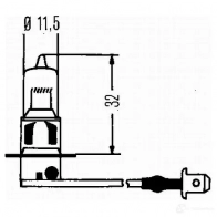 Лампа галогеновая H3 PK22S 100 Вт 12 В HELLA 42461 8GH002090151 08201 1 ZJBF4WM - Изображение 5