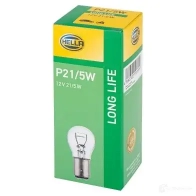 Лампа накаливания HELLA F4BFR0 42315 P21/5W LL 8GD002078221 - Изображение 2