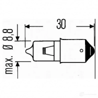Лампа накаливания HELLA 8GH002473151 ESKHE91 42514 08 2477 - Изображение 5
