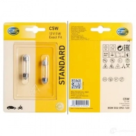 Лампа галогеновая C5W SV8.5-8 5 Вт 12 В HELLA C 5W 42881 8GM002092123 OLMAQI - Изображение 2