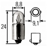 Лампа накаливания HELLA 0 82405 42947 FN1EW4W 8GP002068241 - Изображение 5
