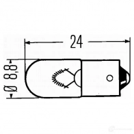 Лампа накаливания HELLA 0 82405 42947 FN1EW4W 8GP002068241 - Изображение 6