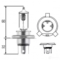 Галогенная лампа HELLA 8GJ002525981 H4 CT 2.0 42750 XQZ59 - Изображение 3