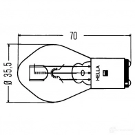 Галогенная лампа фары HELLA 42328 7NXK9 08 2029 8GD002084151