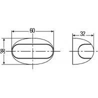 Парковочный огонь HELLA Y76NHAN E24 0051 54990876 2PF 959 570-207 - Изображение 2