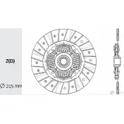 Диск сцепления VALEO PHC AYJ XS T9Z16YV 1422786056 DW-29