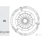 Диск сцепления VALEO PHC Q9F8G9 D TCZX 1422789085 ISC-03