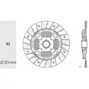 Диск сцепления VALEO PHC KZSYX MRA PRN 1422789971 SZ-30