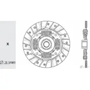 Диск сцепления VALEO PHC TY-17 ZV4NR 90 GU8S0 1422790166