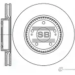 Тормозной диск SANGSIN NUZ KU Kia CeeD (JD) 2 Хэтчбек 1.0 T GDI 120 л.с. 2015 – наст. время SD1005