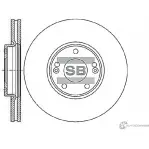 Тормозной диск SANGSIN 9LC UXBQ SD1023 Hyundai Grandeur (TG) 4 Седан 2.4 164 л.с. 2006 – 2008