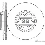 Тормозной диск SANGSIN 1422787086 SR JJXB SD1030