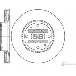 Тормозной диск SANGSIN SD1046 1422787091 M8E RD