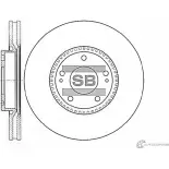 Тормозной диск SANGSIN Kia CeeD (JD) 2 Хэтчбек 1.0 T GDI 120 л.с. 2015 – наст. время SD1069 PJ1L2C R