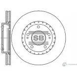 Тормозной диск SANGSIN Kia CeeD (JD) 2 Универсал 1.6 CRDi 110 110 л.с. 2013 – наст. время SD1071 M6MHI AZ