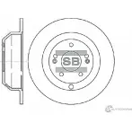 Тормозной диск SANGSIN Hyundai Santa Fe (DM) 3 Кроссовер 2.4 GDI 188 л.с. 2015 – наст. время SD1072 E24 POA