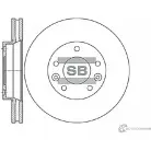 Тормозной диск SANGSIN 1422788812 SJ7 YE3 SD2004