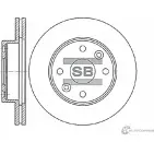 Тормозной диск SANGSIN Y6LJ3 RO Kia Rio 1 (DC) Седан 1.3 75 л.с. 2000 – 2005 SD2012