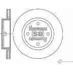 Тормозной диск SANGSIN 1422789235 SD2015 WUK AP5