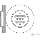 Тормозной диск SANGSIN KF HB5 SD3019 1422786355