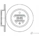 Тормозной диск SANGSIN Opel Astra (J) 4 Хэтчбек 1.6 SIDI (68) 170 л.с. 2012 – 2015 SD3032 W XEIFW
