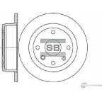 Тормозной диск SANGSIN FDZ8V I SD3033 1422786379