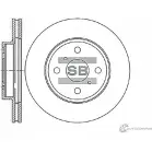 Тормозной диск SANGSIN SD4003 ZVXC Z 1422790032