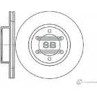 Тормозной диск SANGSIN B HLP08 1422790033 SD4004