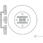 Тормозной диск SANGSIN 759 UY 1422790035 SD4008