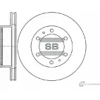 Тормозной диск SANGSIN 1GW UJ SD4011 1422790055