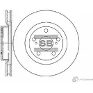 Тормозной диск SANGSIN 1422790065 IA0 J7 SD4021