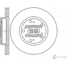 Тормозной диск SANGSIN SD4102 1422786486 S RLX8S