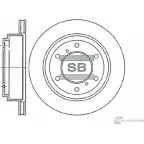 Тормозной диск SANGSIN SD4307 O2N2M 6K 1422789458