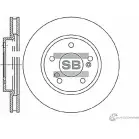 Тормозной диск SANGSIN SD4312 1422789468 1Q 20QTM