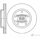 Тормозной диск SANGSIN A 1CPF4M 1422789343 SD4405