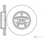 Тормозной диск SANGSIN ZR1 BQJ 1422789344 SD4406