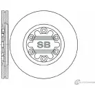 Тормозной диск SANGSIN SD4408 X2W NREG 1422789345