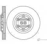 Тормозной диск SANGSIN 1422789073 LW 1DIIU SD4502