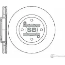Тормозной диск SANGSIN Citroen C4 1 (LA, PF2) Купе 1.6 HDi 90 л.с. 2004 – 2011 SD5001 1ONU 0