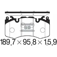 Тормозные колодки дисковые SANGSIN SP2239 Land Rover Range Rover 4 (L405) Внедорожник 5.0 4x4 566 л.с. 2017 – 2024 3 45WLT