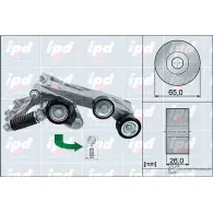 Натяжитель приводного ремня HEPU 1623654 LB7 A2A 15-4076