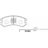 Тормозные колодки, дисковые, комплект KASHIYAMA D1091 TWOCY7 LGPE6E N 1420591242