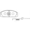 Тормозные колодки, дисковые, комплект KASHIYAMA Honda Integra 3 (DC2, 4) Купе 1.6 120 л.с. 1993 – 2001 D5033 0N0 M60 IAY2S