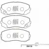 Тормозные колодки, дисковые, комплект KASHIYAMA 6G7AP 1420592060 D6115 CB BI3AS