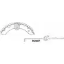 Тормозные колодки, комплект KASHIYAMA 7VX M7M 1420591808 83271 K2297