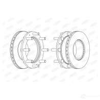 Тормозной диск BERAL BCR308A 2163192 H TI1D 4044197501564 - Изображение 2