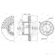Тормозной диск BERAL 2163206 4044197497508 BCR323A L1 ZRB9W - Изображение 3