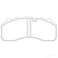 Тормозные колодки дисковые, комплект BERAL 21318116 29105 2919630004145504 29 196 30,00 41 4 - Изображение 3